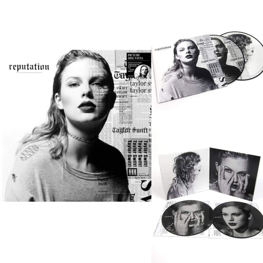 TAYLOR SWIFT REPUTATION 2x LP *LTD* PICTURE DISC VINYL 2017 BMR EU 1st  PRESS New