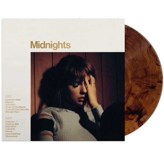 TAYLOR SWIFT Midnights (Mahogany Limited Edition Vinyl) The Vinyl Store